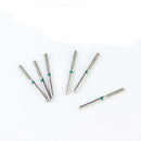 Fraises Diamantée FG x5 - Tête Cylindre à extrémité plate - Hauteur 22 mm - Iso : 111 - DIAN FONG - Safe Implant