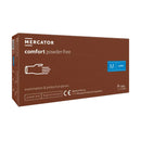 Gants d'examen et de protection x100 -  Latex sans poudre - MERCATOR - Safe Implant