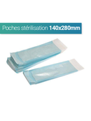 Poche gaine de stérilisation 140x280mm