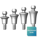 Attachement boule compatible avec la marque GlobalD™ modèle In-Kone™ UNIVERSAL et  PRIMO Ø 3,50, 4,00, 4,50 et 5,00 mm. - Safe Implant
