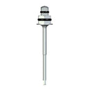 Tournevis prothétique pour clefs à cliquet double adaptabilité carré type Zimmer Biomet™ et ou au clef d'hexagone 6,35 mm