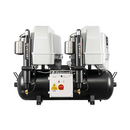 Compresseur Double Bicylindre nu (AC400) ou capoté (AC400Q) - Cattani - Safe Implant
