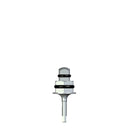 Tournevis prothétique pour clefs à cliquet double adaptabilité carré type Zimmer Biomet™ et ou au clef d'hexagone 6,35 mm