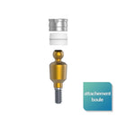 Attachement boule de 1 à 6 mm de hauteur gingivale (parties femelles incluses) - Safe Implant