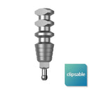 Transfert clipsable pour petite ouverture buccale