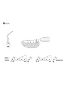 Insert PD5 compatible Satelec - WOODPECKER - Safe Implant