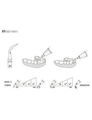 Insert GD1 compatible Satelec  ultrarésistant UR - WOODPECKER - Safe Implant